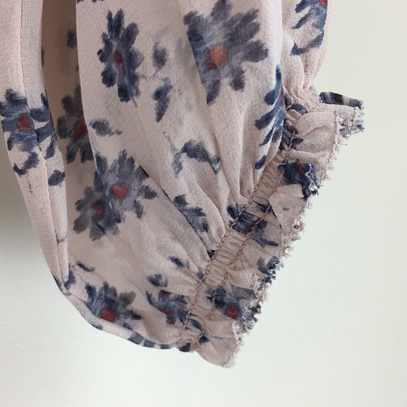 Joie Marelle Pink Silk Floral Tie Waist Dress NWT - Picture 8 of 14